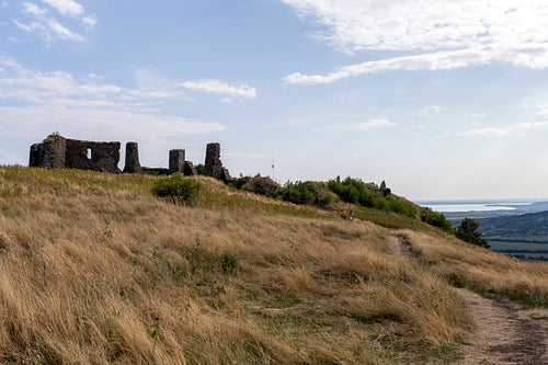 Ruins of the castle of Csobánc