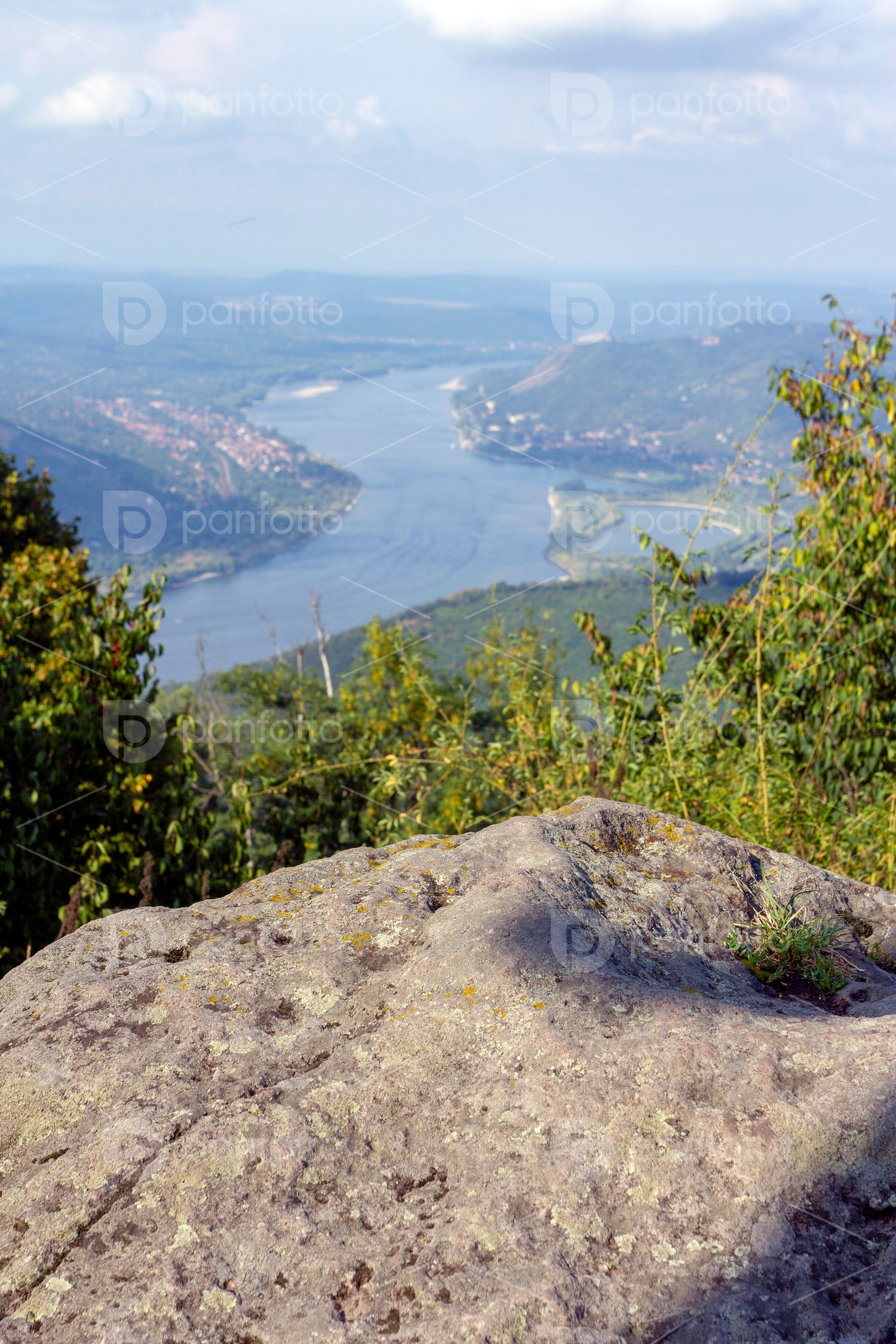 The Danube bend view from the Prédikálószék