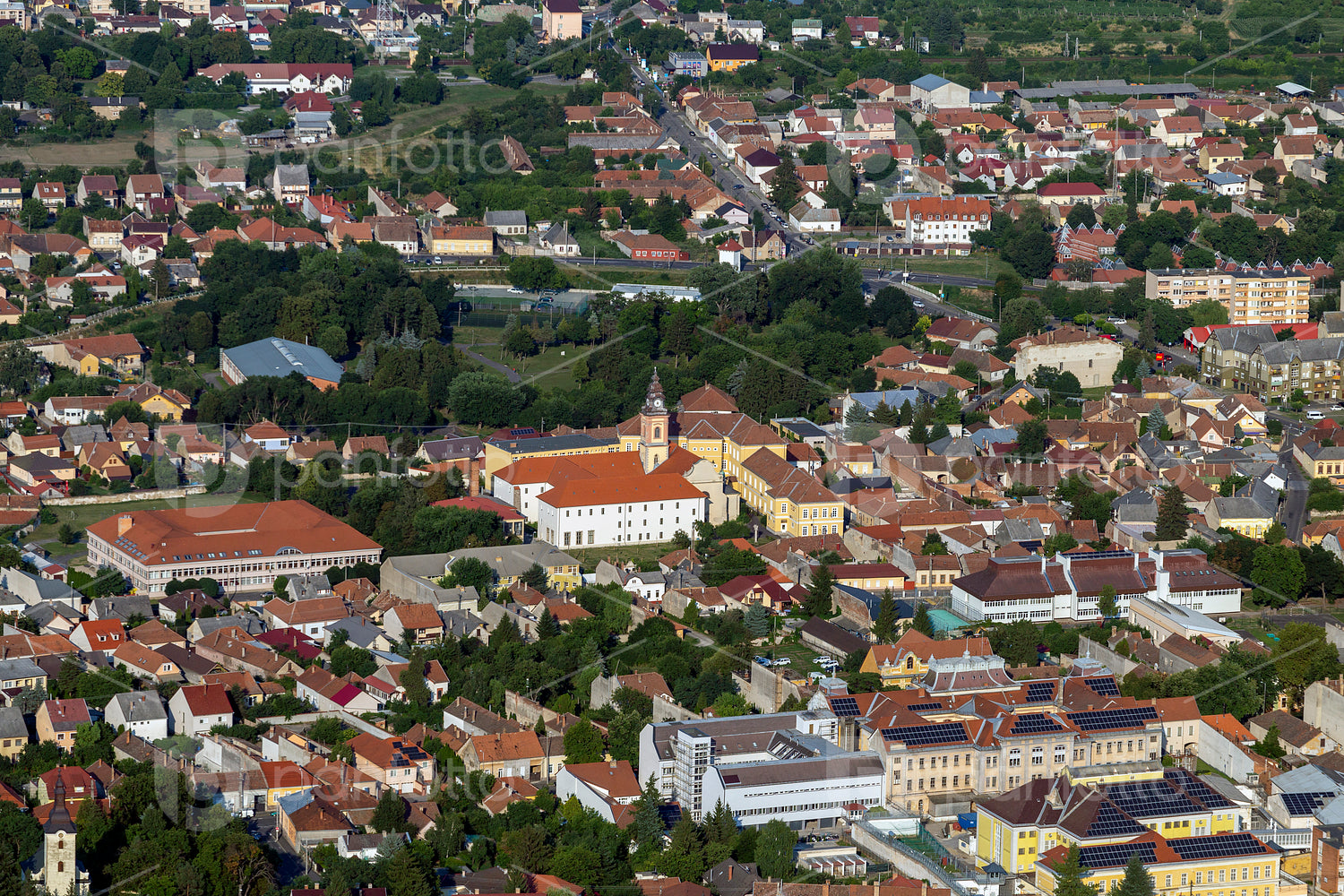 Sátoraljaújhely view from the Magas-hegy