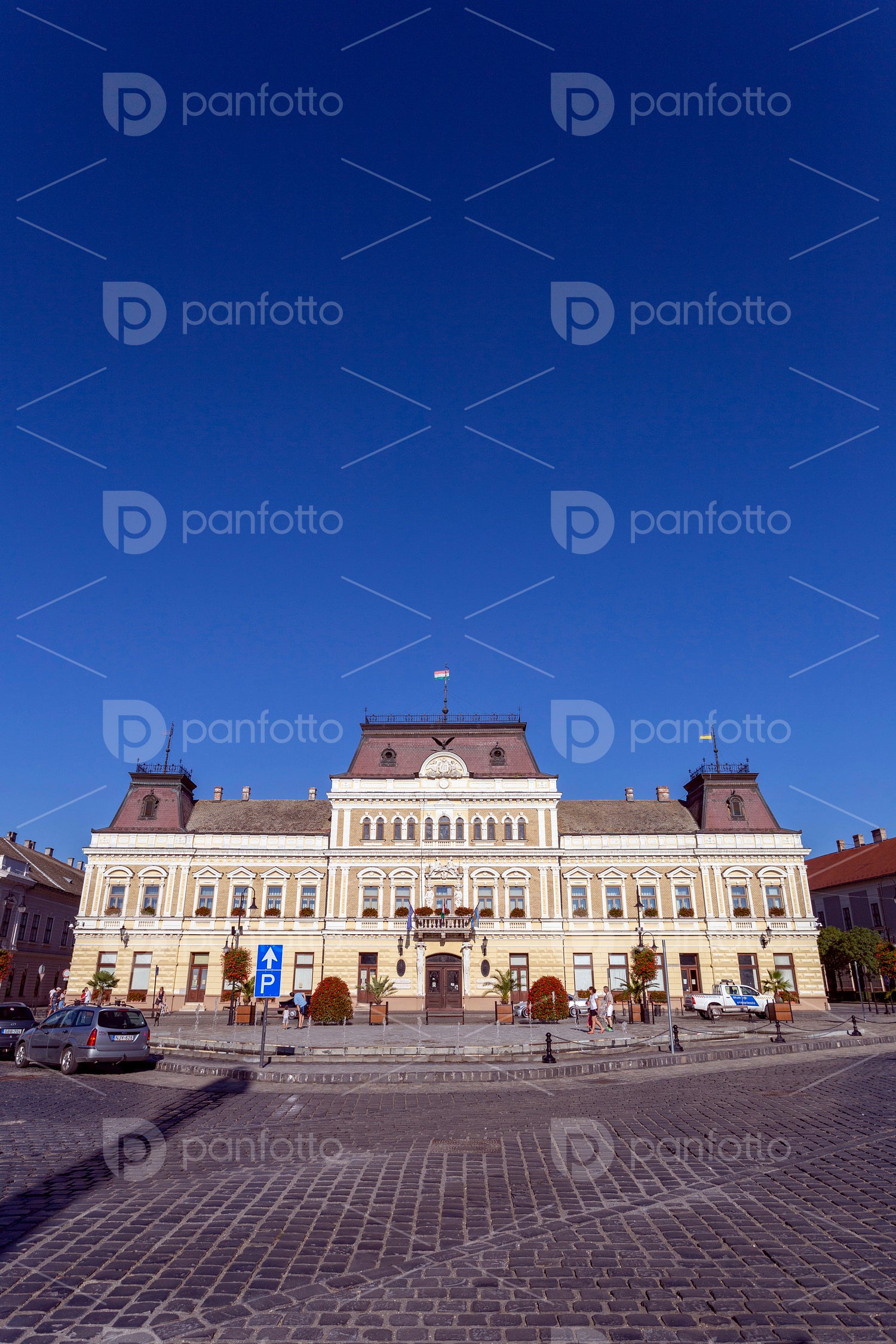 Town hall in Baja, Hungary