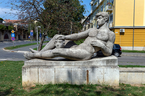 Sculpture in Zalaegerszeg