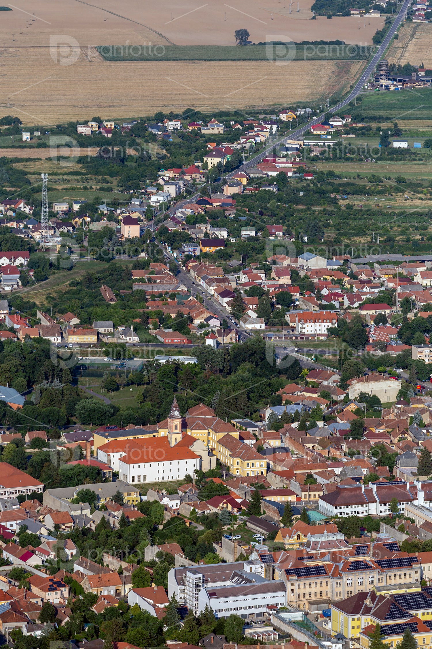 Sátoraljaújhely view from the Magas-hegy