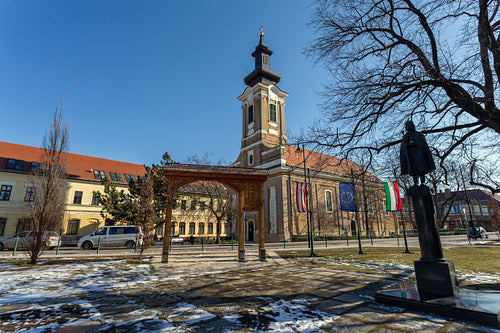The Catholic church in Ráckeve