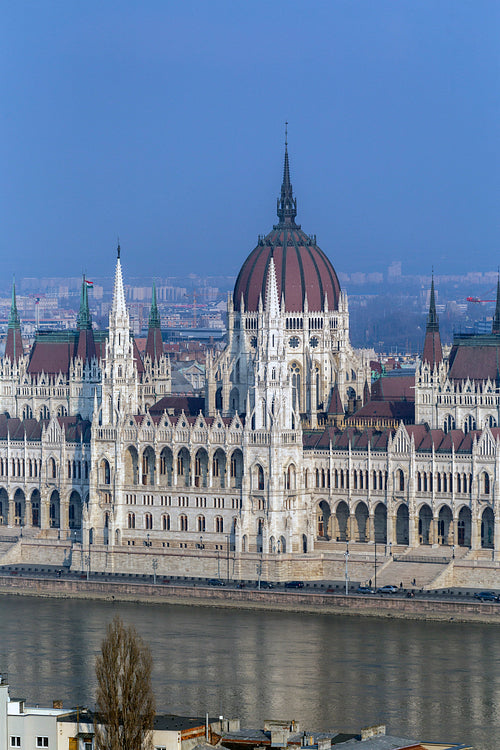 Hungarian Parliament Building in Budapest