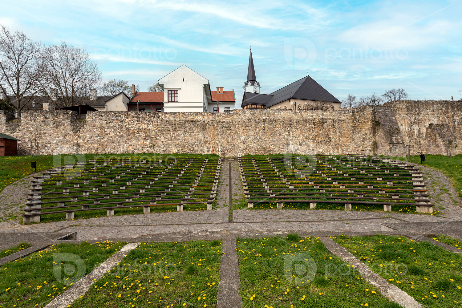 Outdoor theatre at the Castle of Sárospatak
