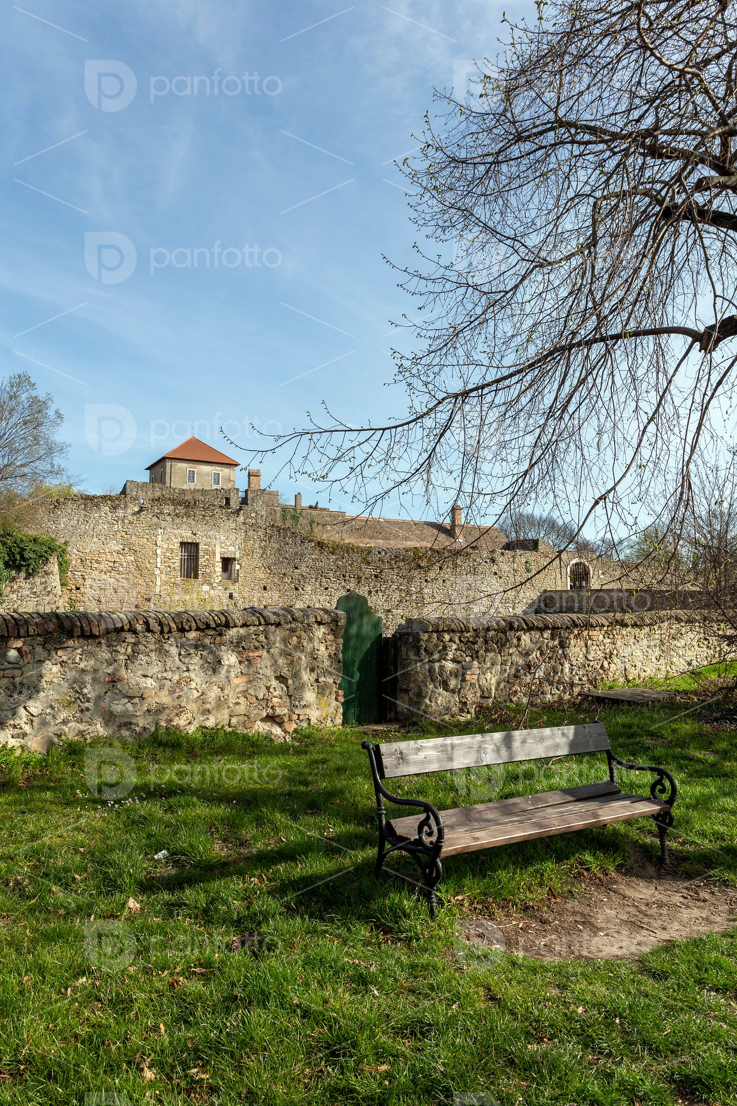 Castle of Tata on a sunny day