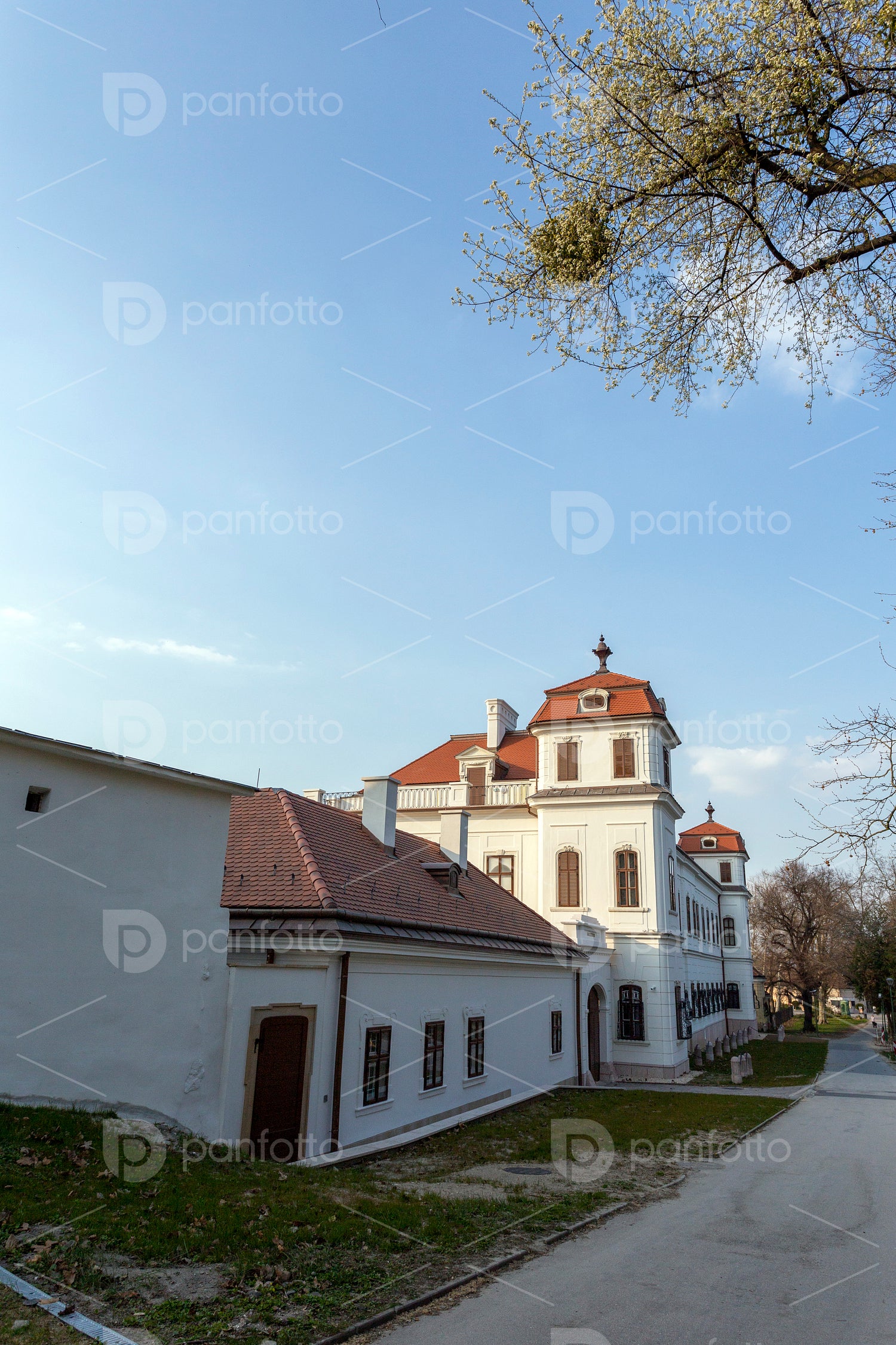 Esterhazy palace in Tata, Hungary
