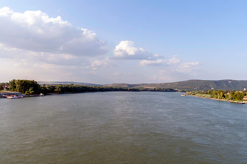 River Danube at Esztergom, Hungary