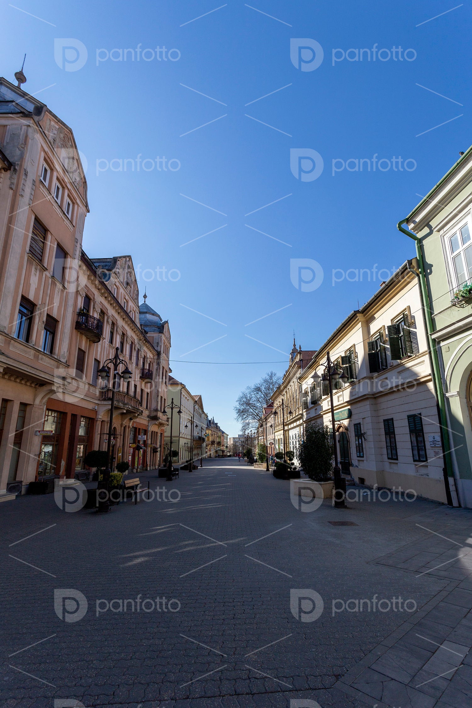 Old street in Kaposvár