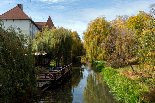 Autumn channel in Gyula