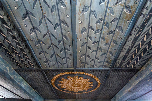Coffered ceiling in Szentgyörgyvölgy