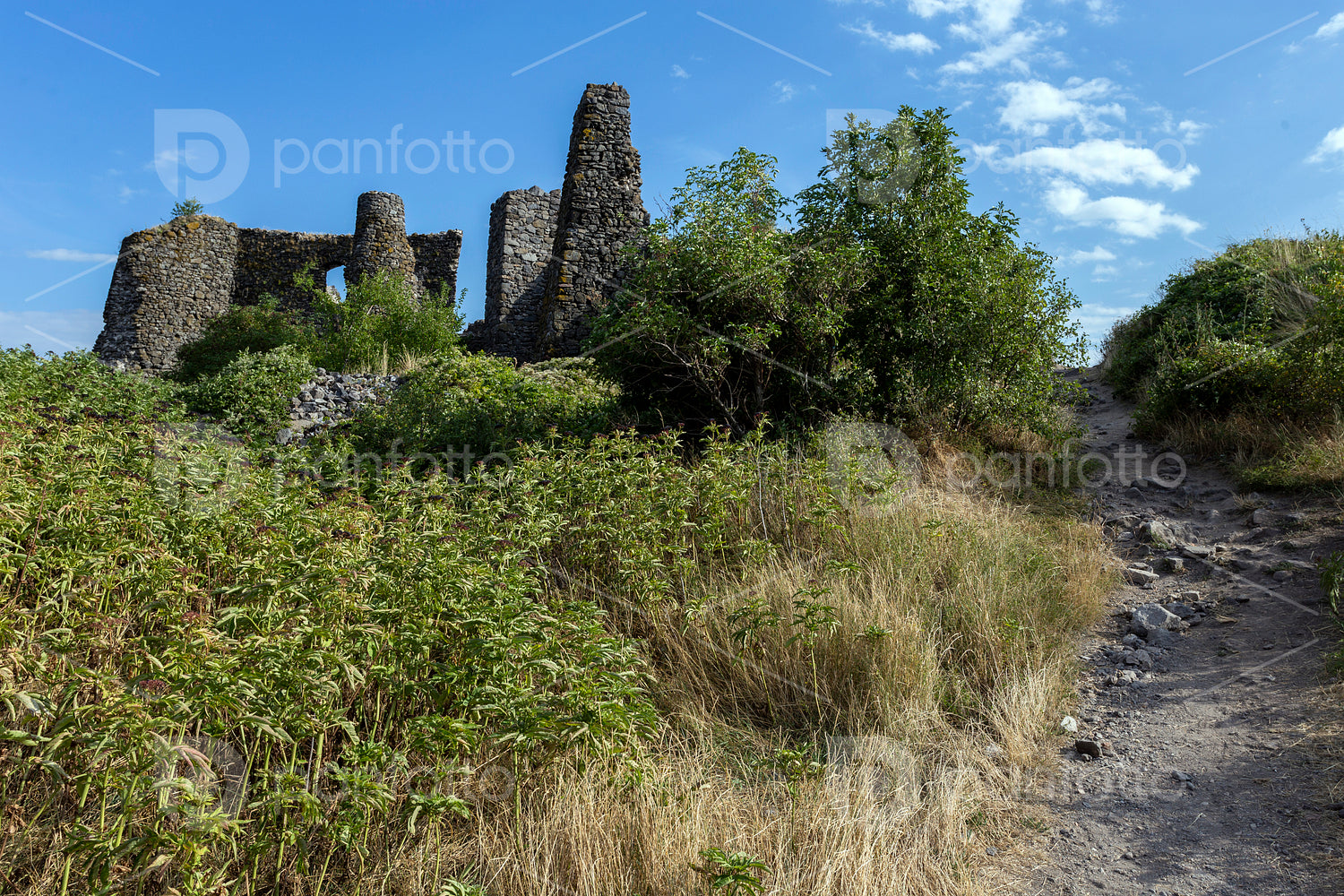 Ruins of the castle of Csobánc