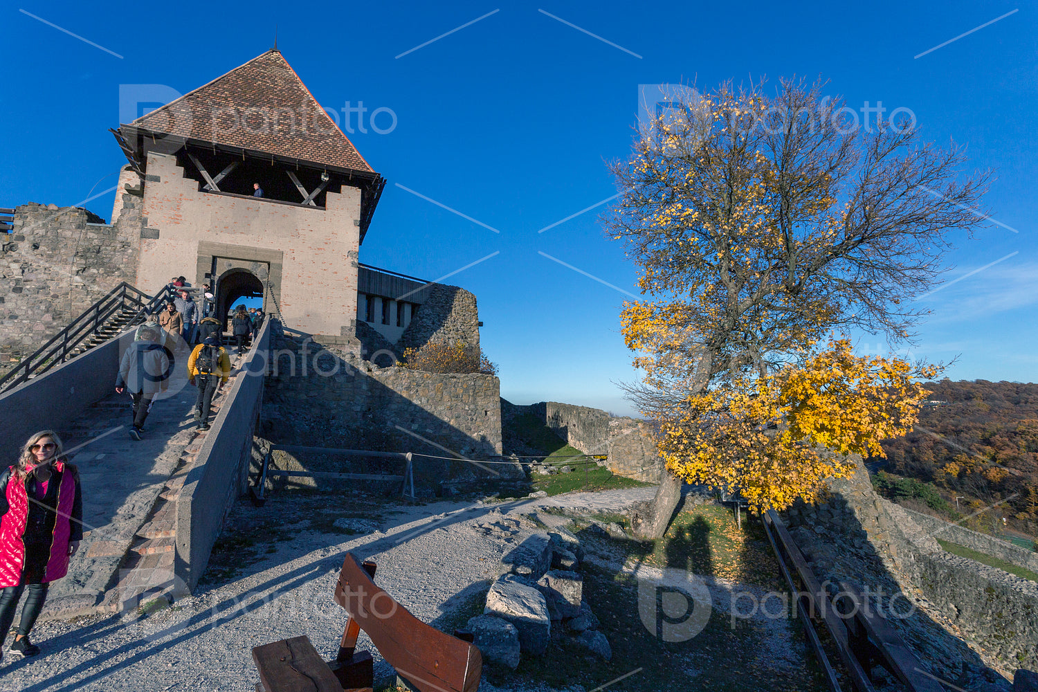 The Citadel castle of Visegrád