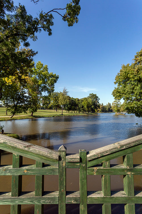 English garden of the Festetics Mansion in Dég