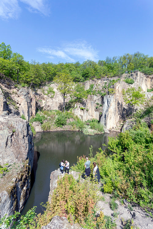 Mountain tarn in Sárospatak