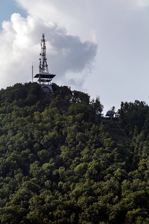 The lookout tower of Magas-hegy in Sátoraljaújhely