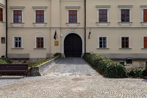 Entrance of the Castle of Sárospatak