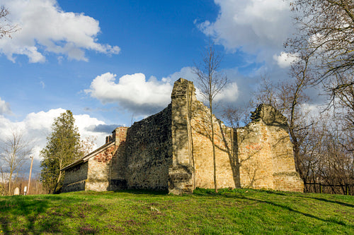 Ruin church in Radpuszta