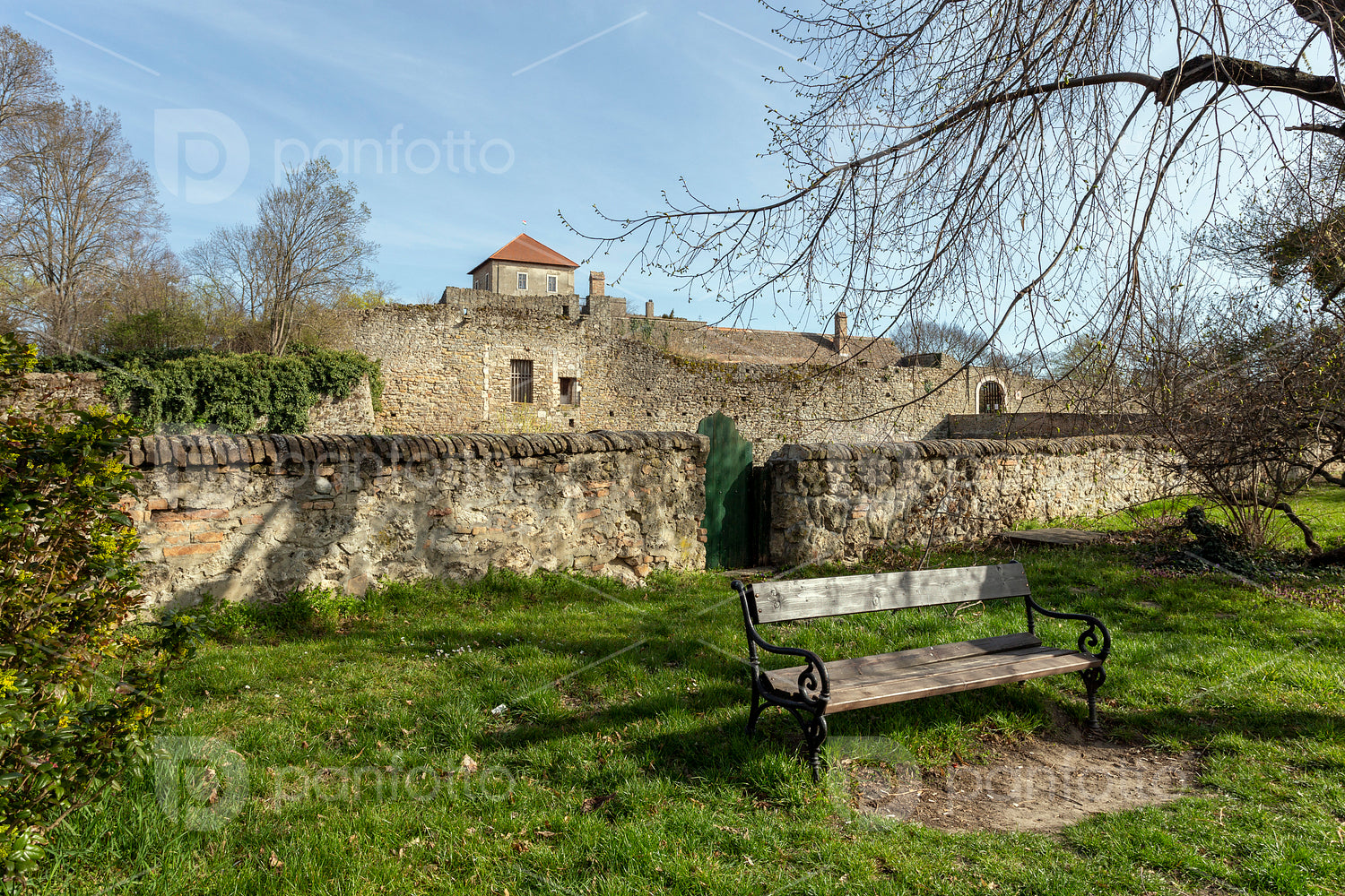 Castle of Tata on a sunny day