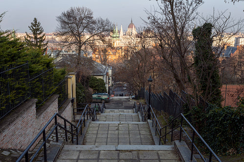 Hungarian Parliament Building in Budapest