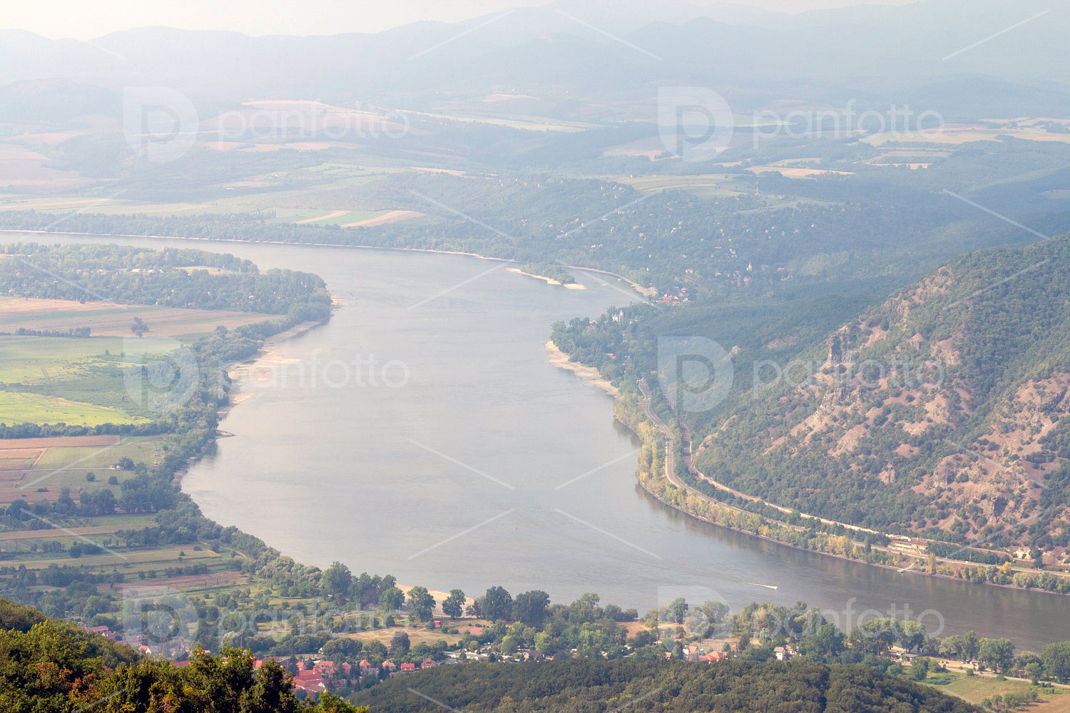 The Danube bend view from the Prédikálószék