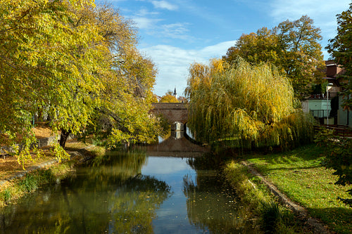 Bridge on a channel in Gyula