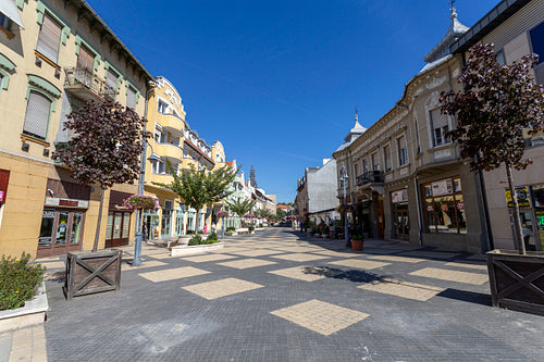 Old street in Kaposvár