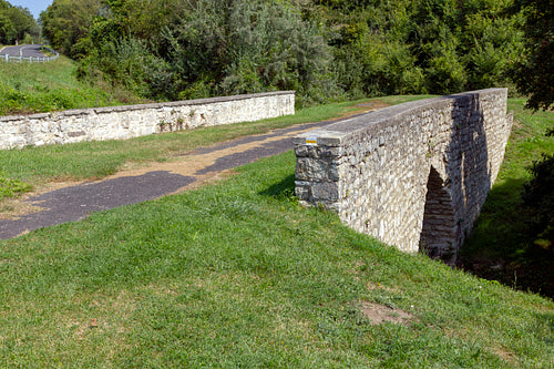 Baroque stone bridge in Dörgicse