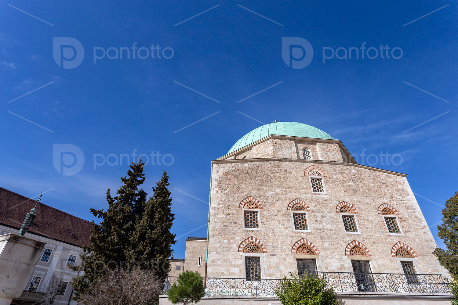 The mosque of pasha Qasim the Victorious in Pecs