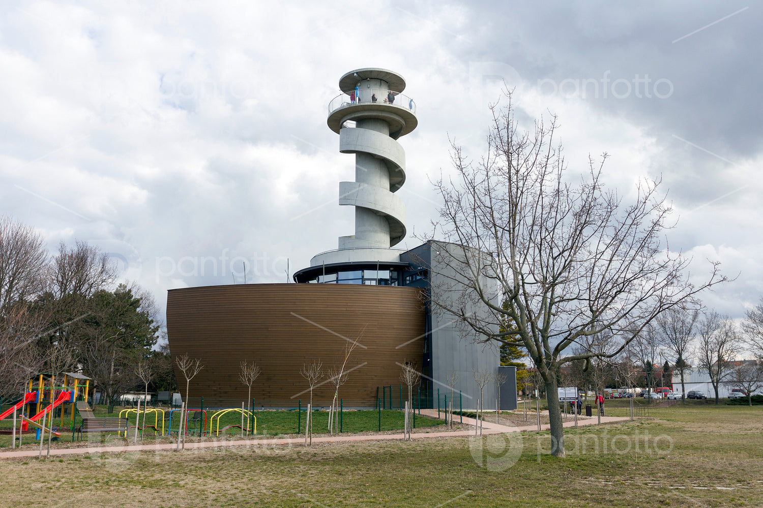 Lookout tower at lake Balaton