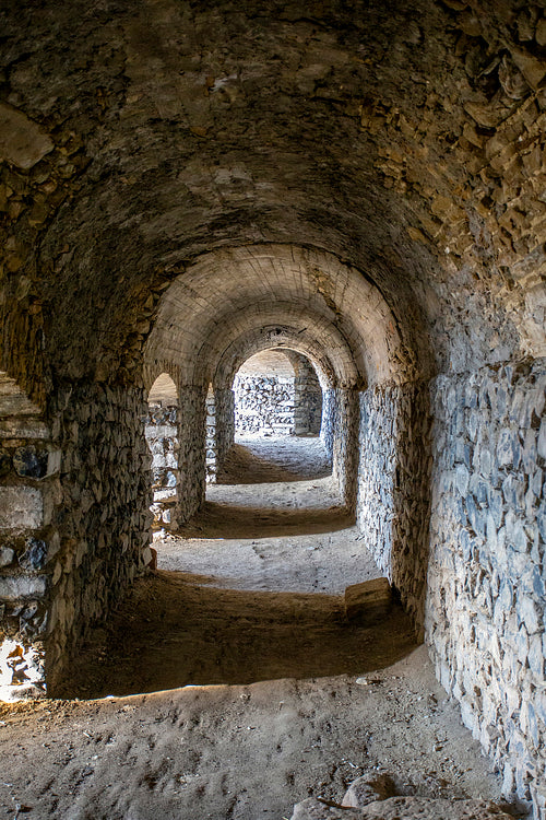 Castle of Somoskő on the border of Hungary and Slovakia