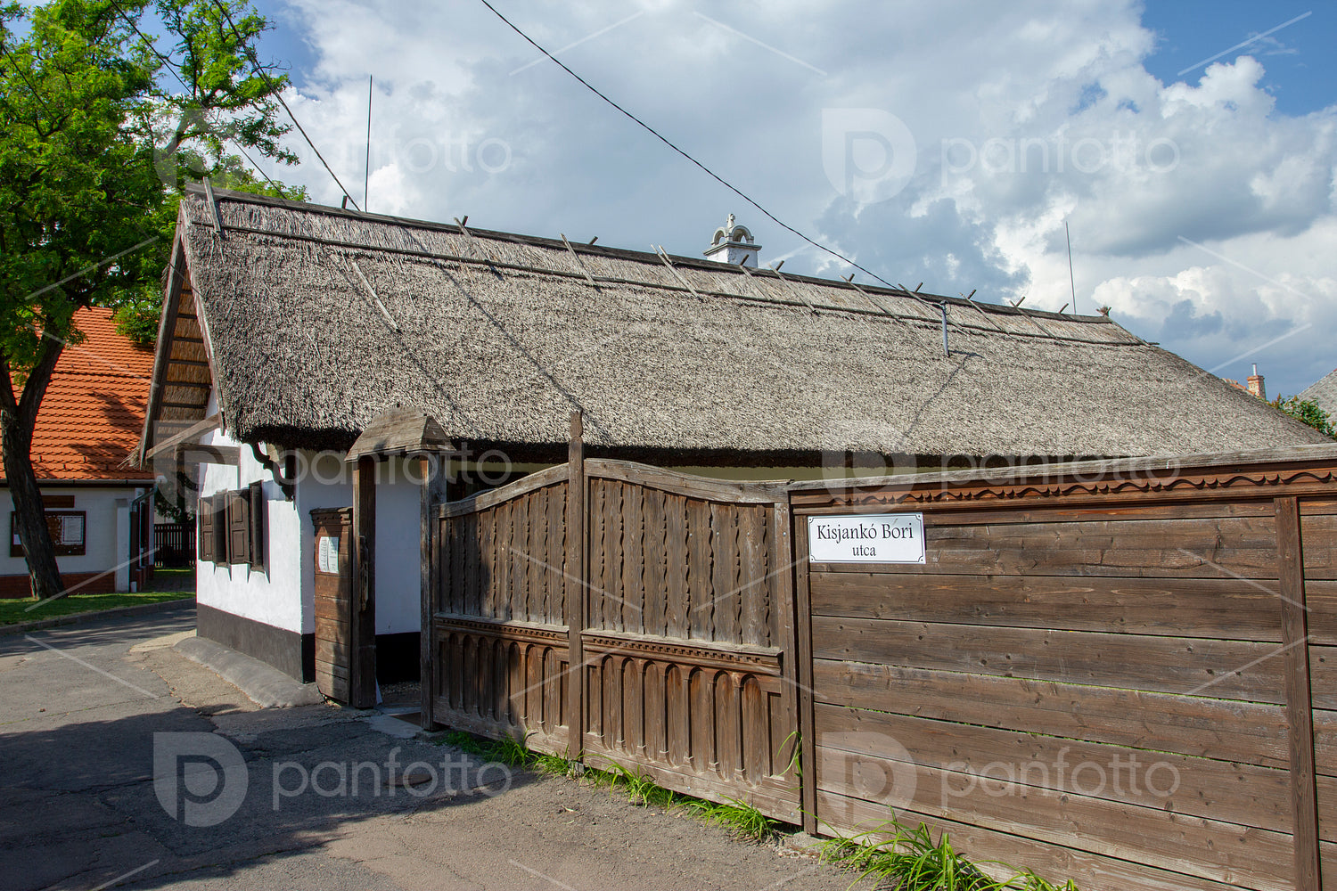 Traditional houses in Hungary