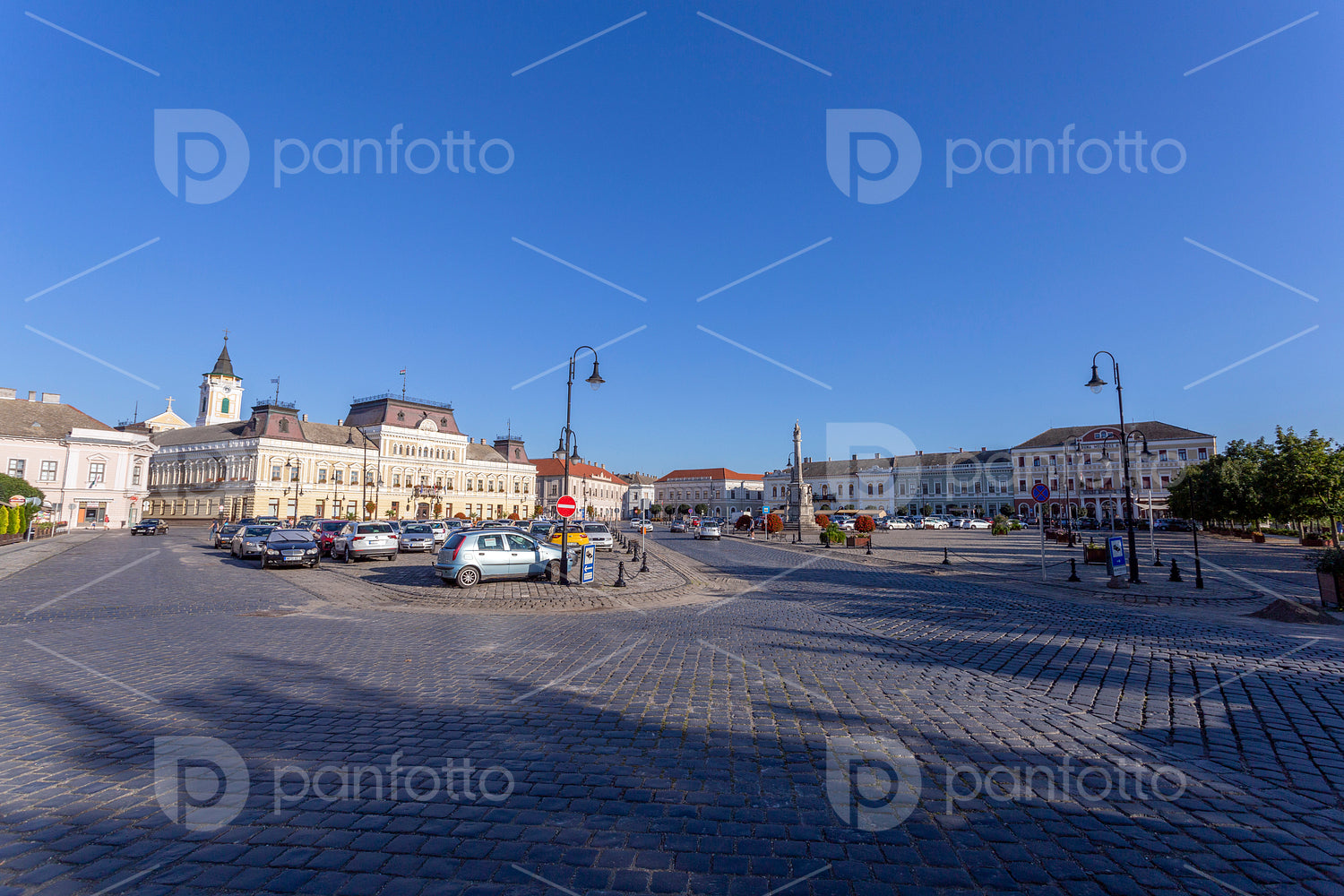 Town hall in Baja, Hungary