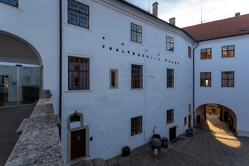 Castle of Siklos on a sunny winter day.
