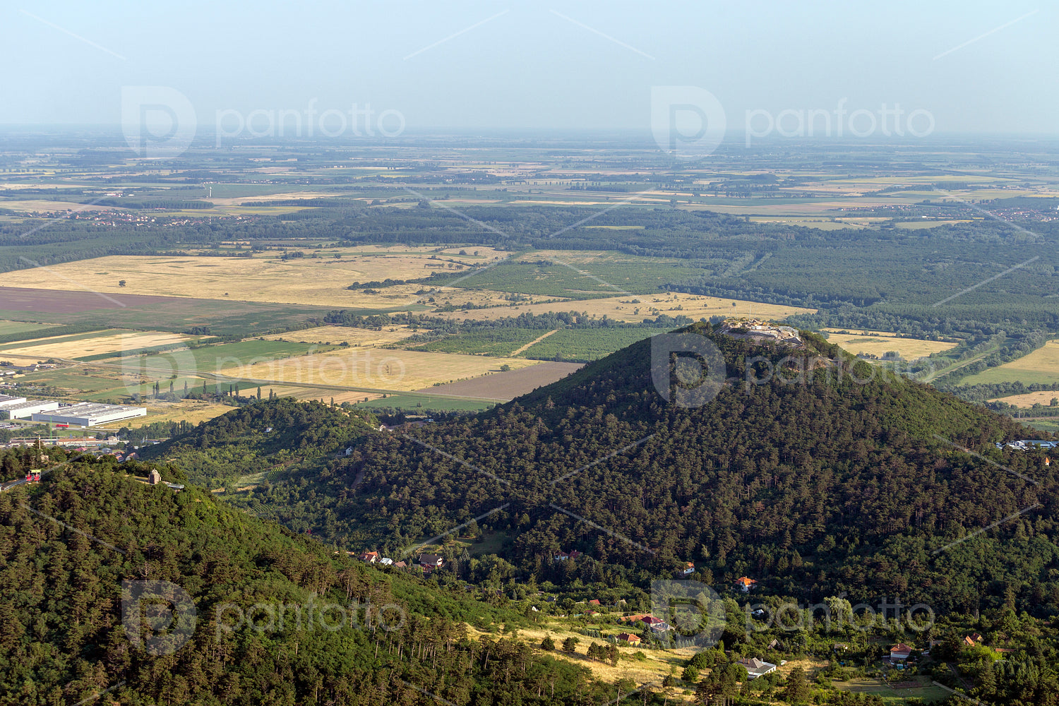 Castle of Sátoraljaújhely in the Zemplén mountains