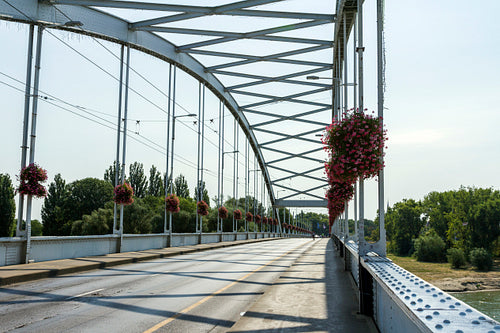 Downtown bridge (Belvárosi híd) in Szeged