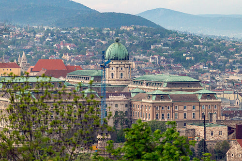 Buda castle in Budapest
