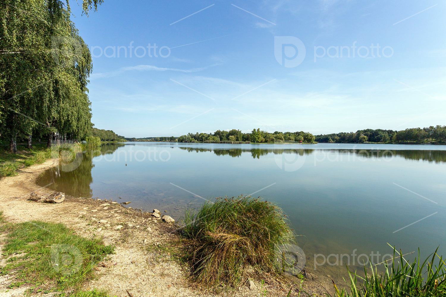 The Gébárti-tó in Zalaegerszeg
