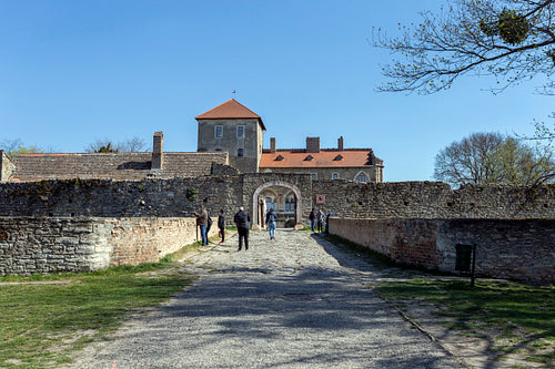 Castle of Tata on a sunny day