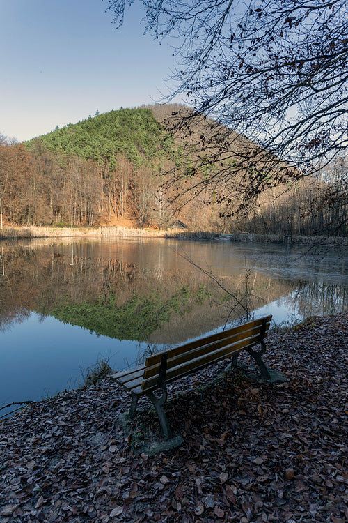 Áfonyás-tó in the Zemplén mountains