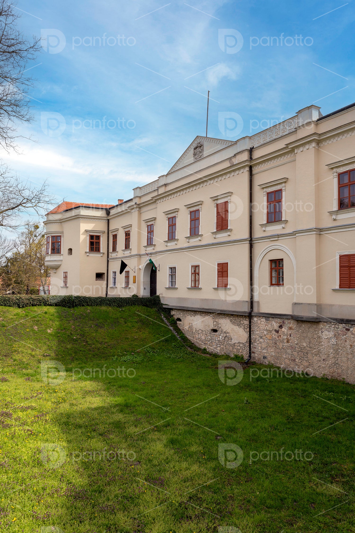 Entrance of the Castle of Sárospatak