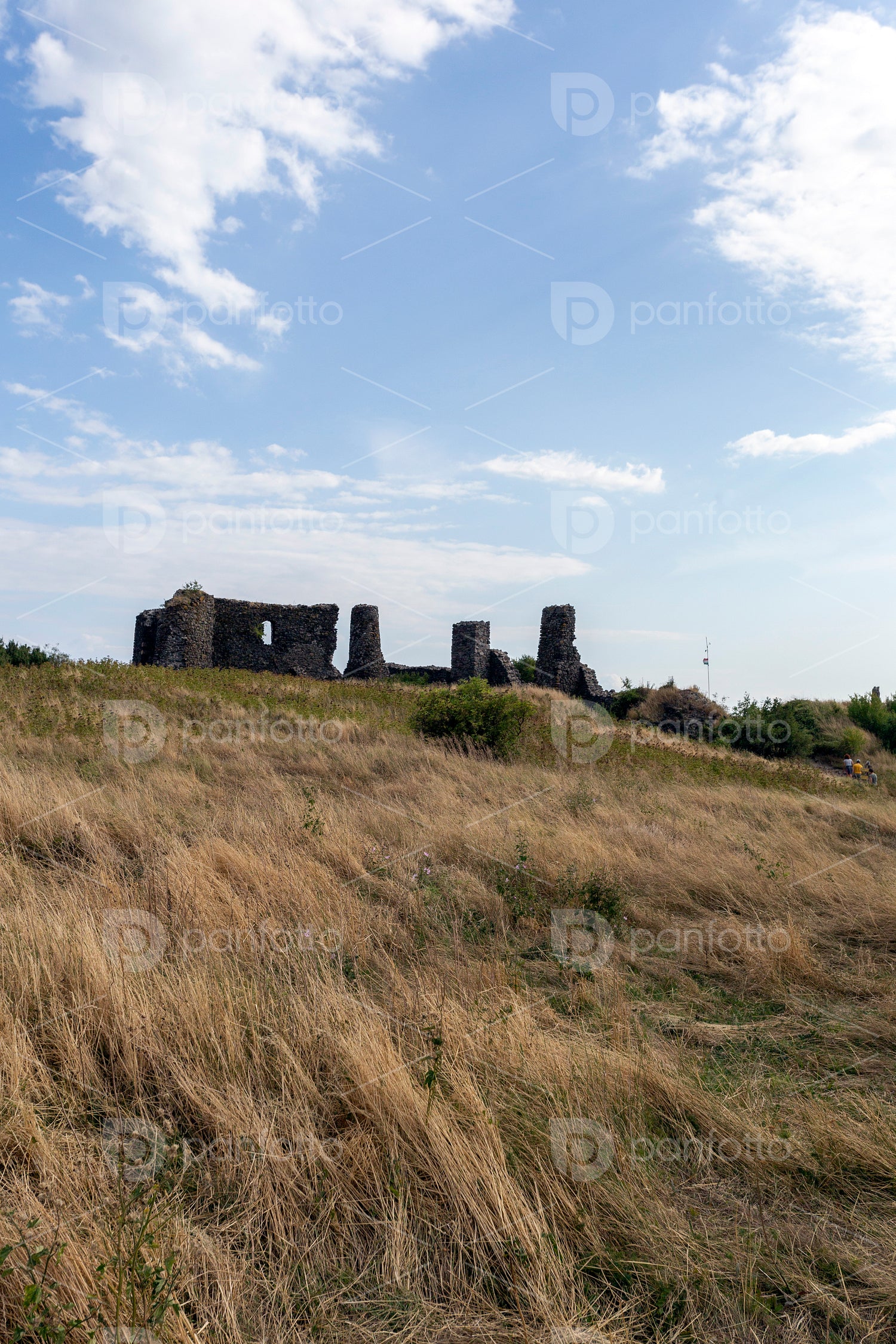 Ruins of the castle of Csobánc