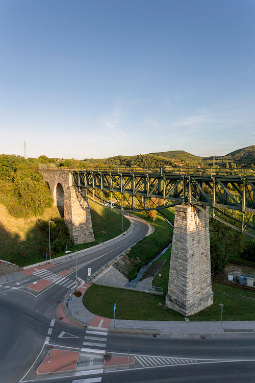 Railway viaduct in Biatorbágy, Hungary