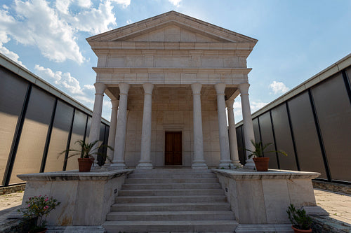 Temple of Isis at the Iseum Savariense museum in Szombathely