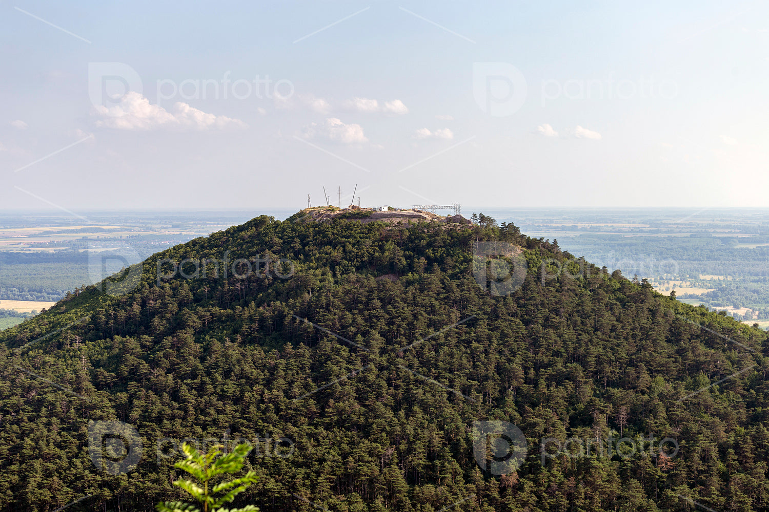 Castle of Sátoraljaújhely in the Zemplén mountains