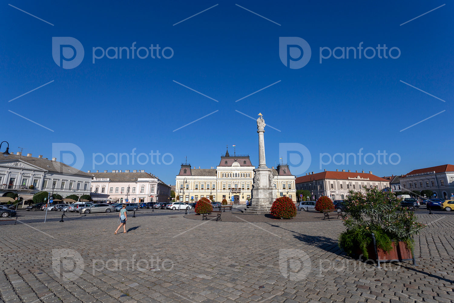 Town hall in Baja, Hungary