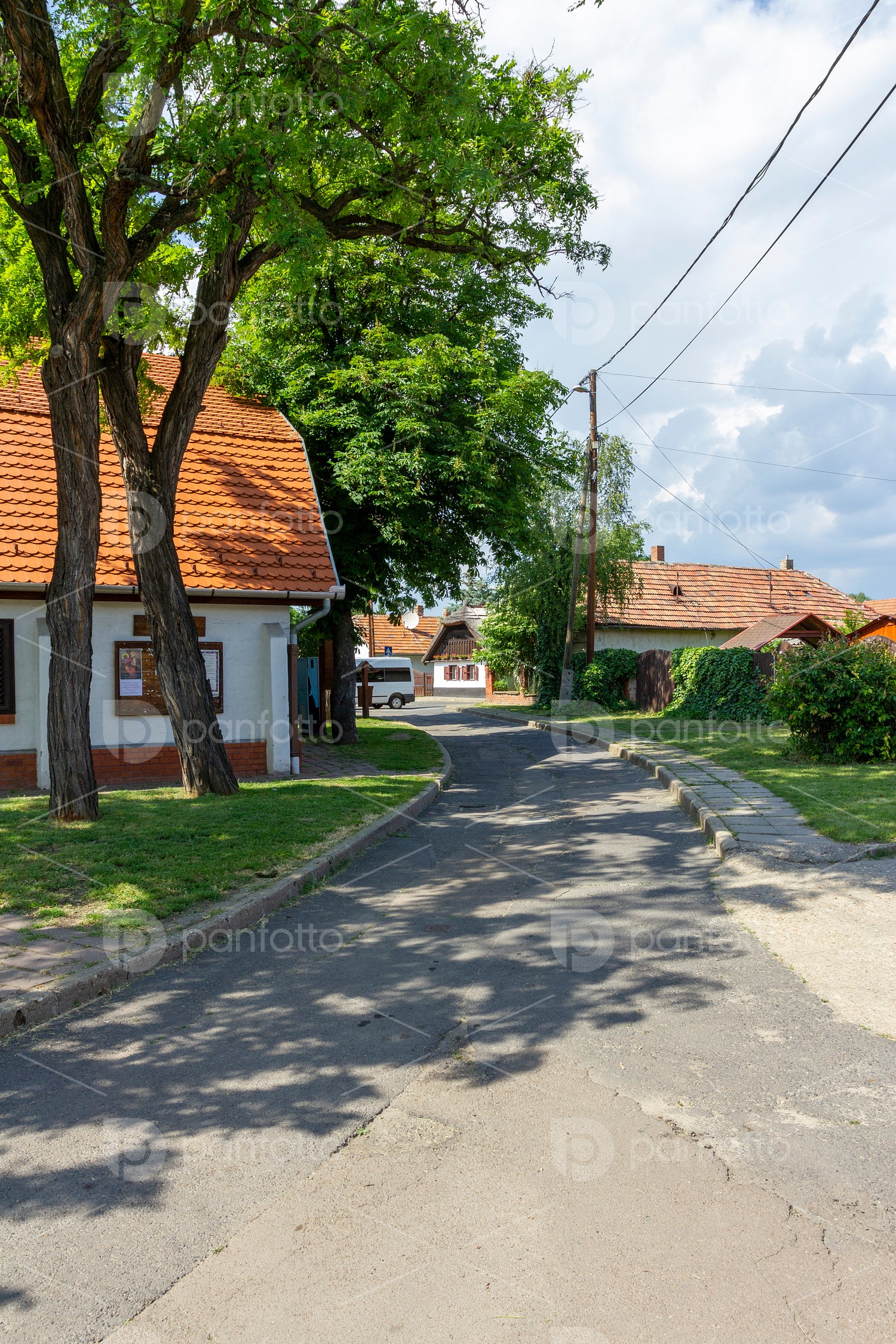 Traditional houses in Hungary