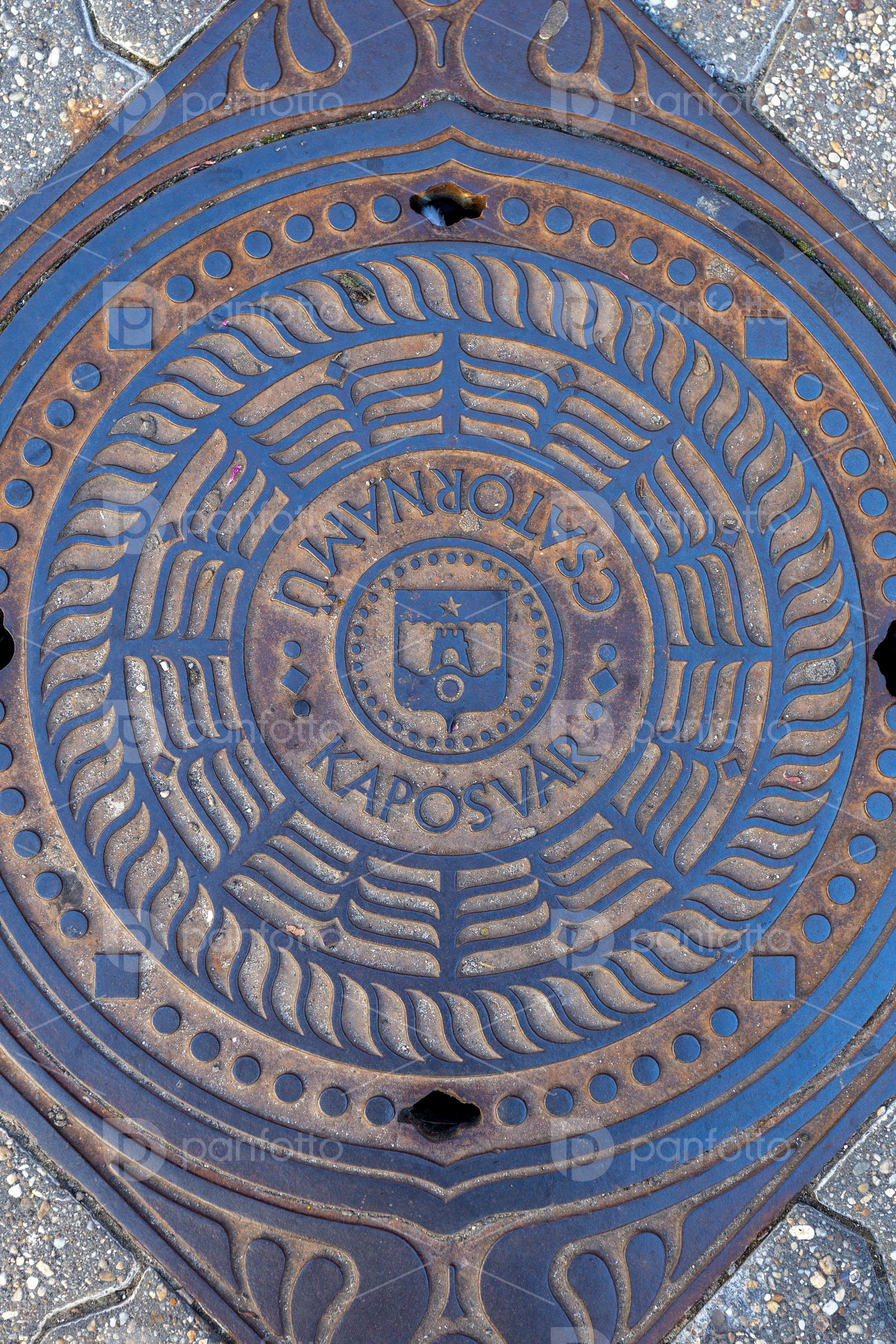 Manhole cover in Kaposvár
