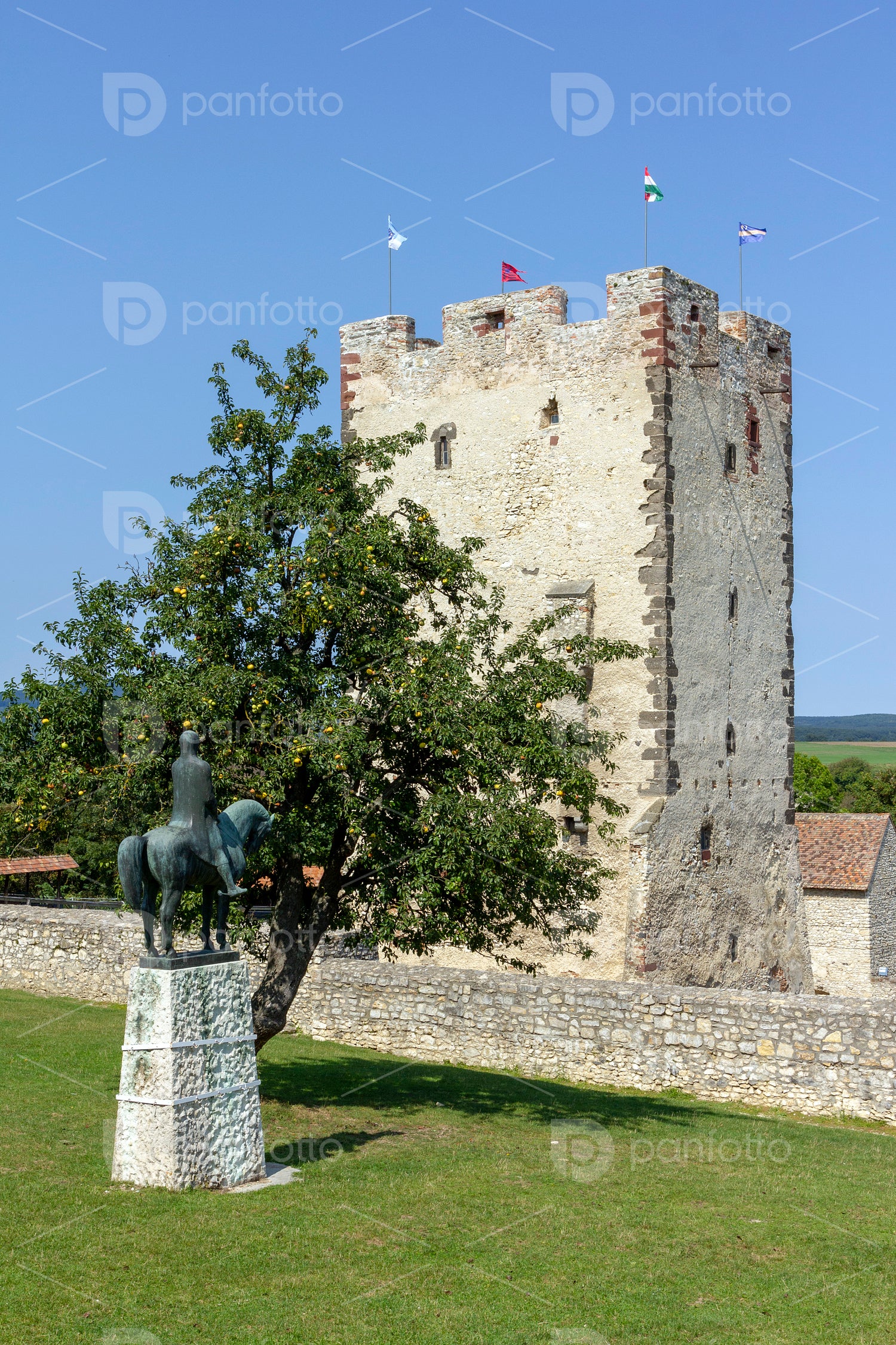 Kinizsi castle in Nagyvázsony