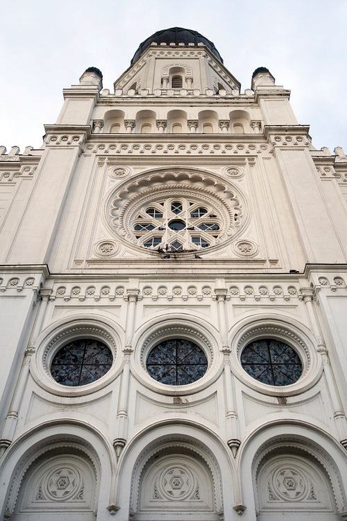 Synagogue in Kecskemet, Hungary.